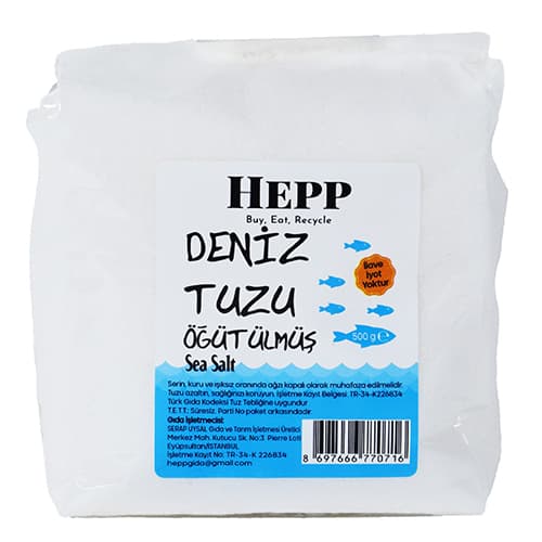 HEPP DENİZ TUZU ÖĞÜTÜLMÜŞ
