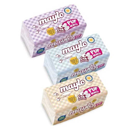 MAYLO PUF MENDİL 3'LÜ FIRSAT PAKETİ 3X150'Lİ