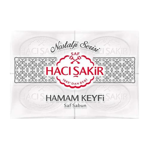 HACI ŞAKİR HAMAM KEYFİ SAF BEYAZ SABUN 4X200 G