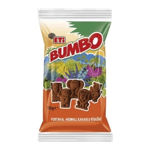 ETİ BUMBO PORTAKAL AROMALI KAKAOLU BİSKÜVİ 110 G