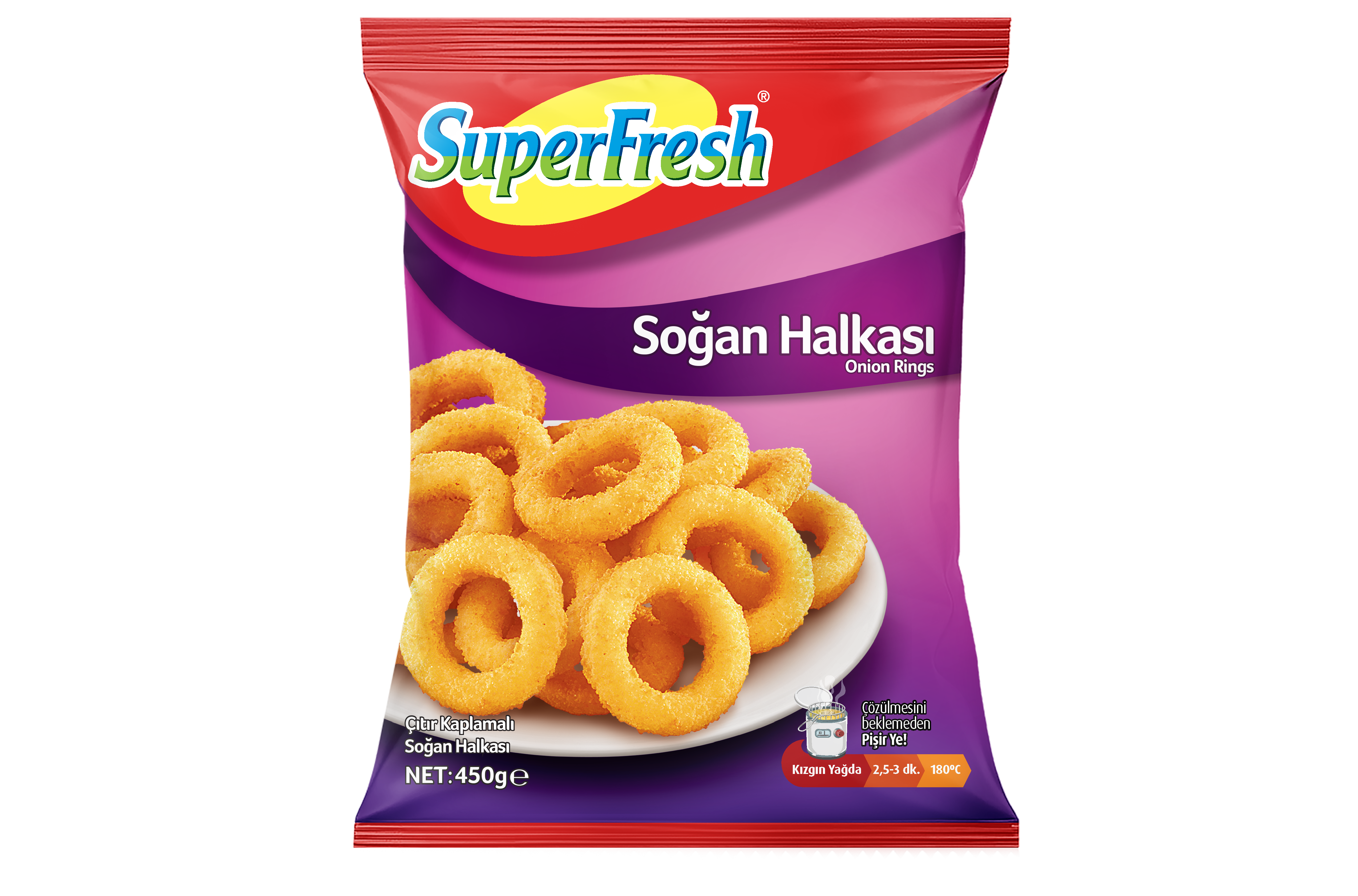 SUPERFRESH SOĞAN HALKA KROKET 450 G