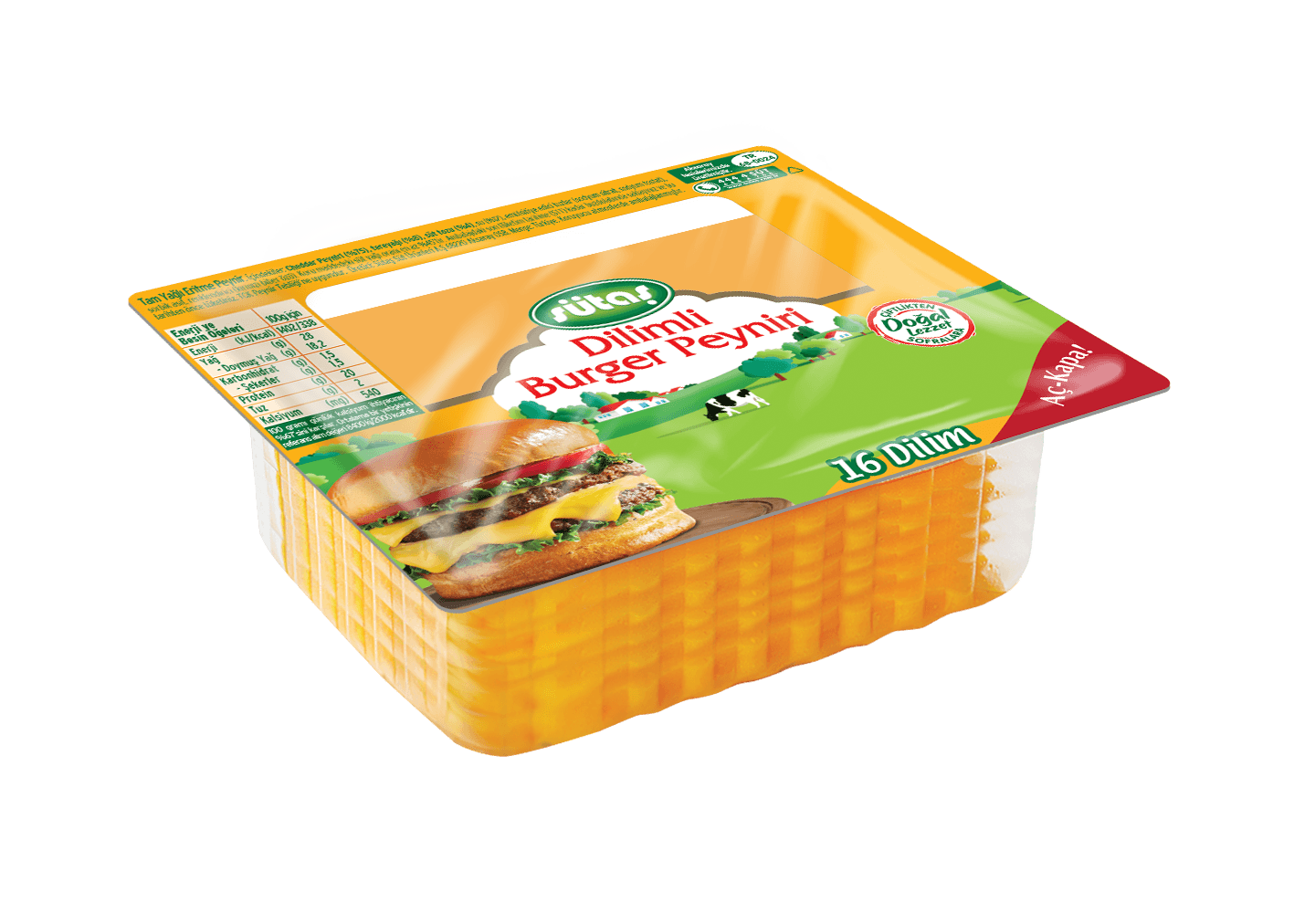 SÜTAŞ BURGER PEYNİRİ