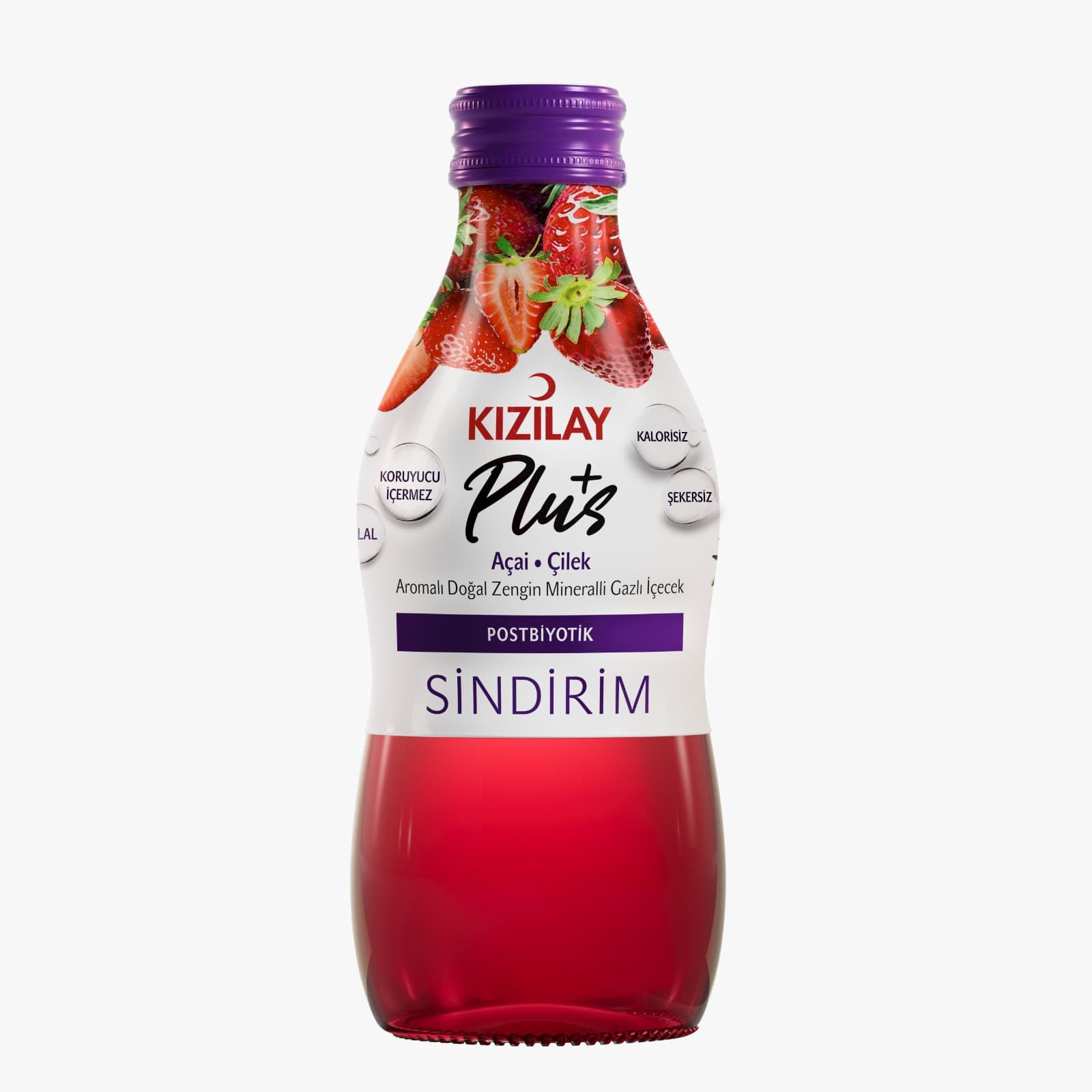 KIZILAY PLUS MADEN SUYU AÇAİ&ÇİLEK 200 ML